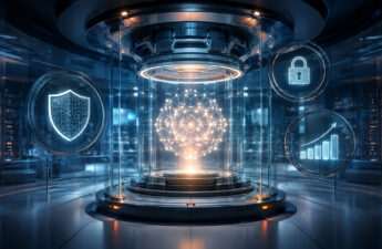 Nucleo di intelligenza artificiale protetto in un laboratorio trasparente