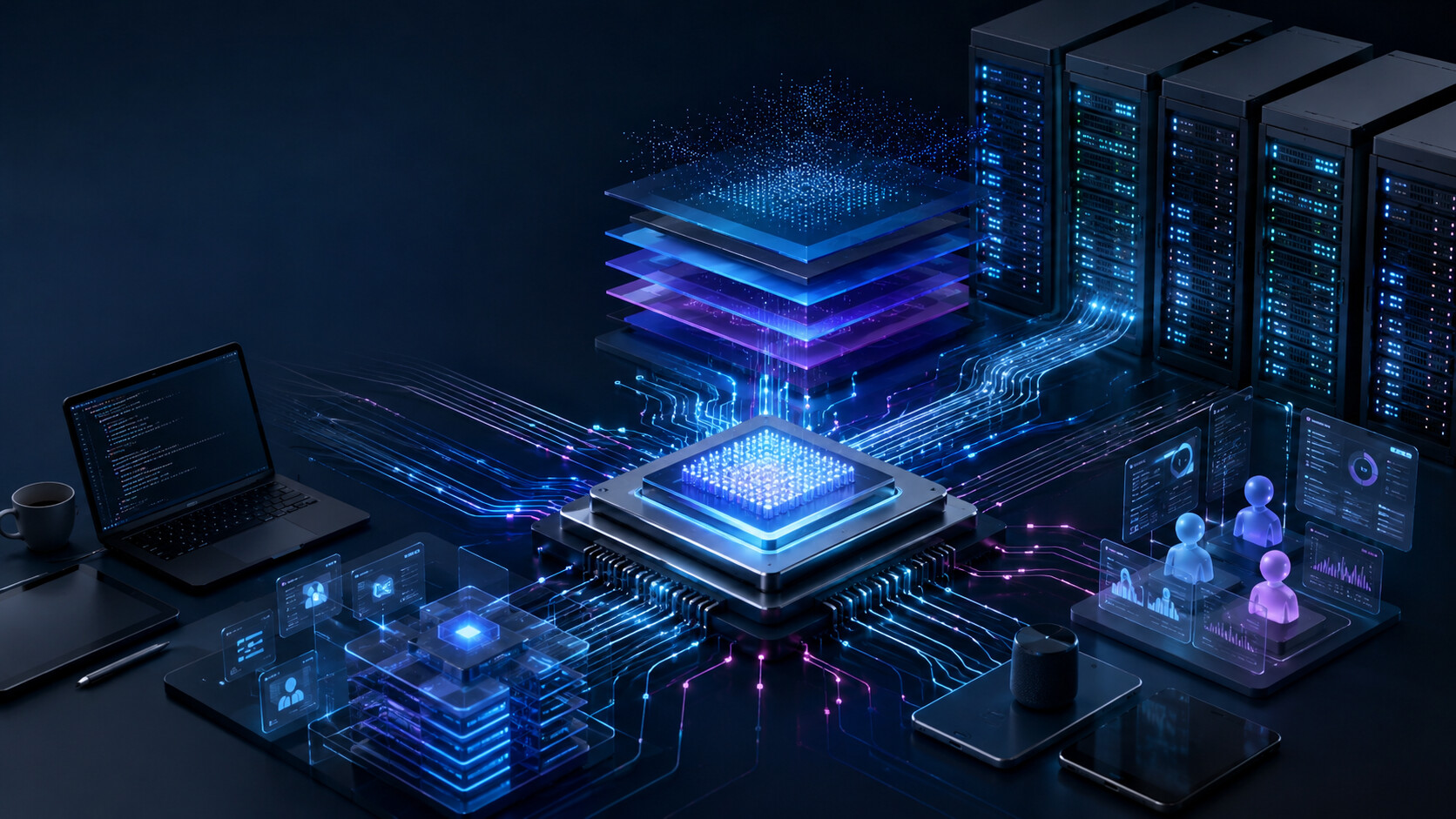 Stack AI integrato dal chip ai prodotti e agli agenti