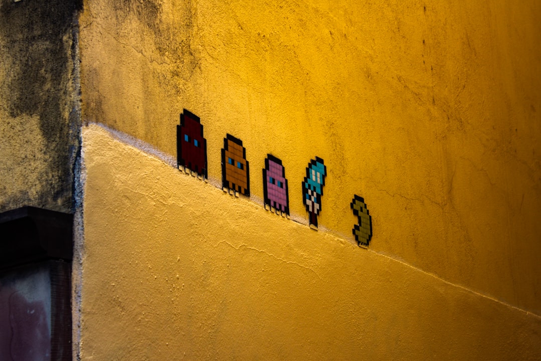 Pixel art ispirata ai videogiochi arcade