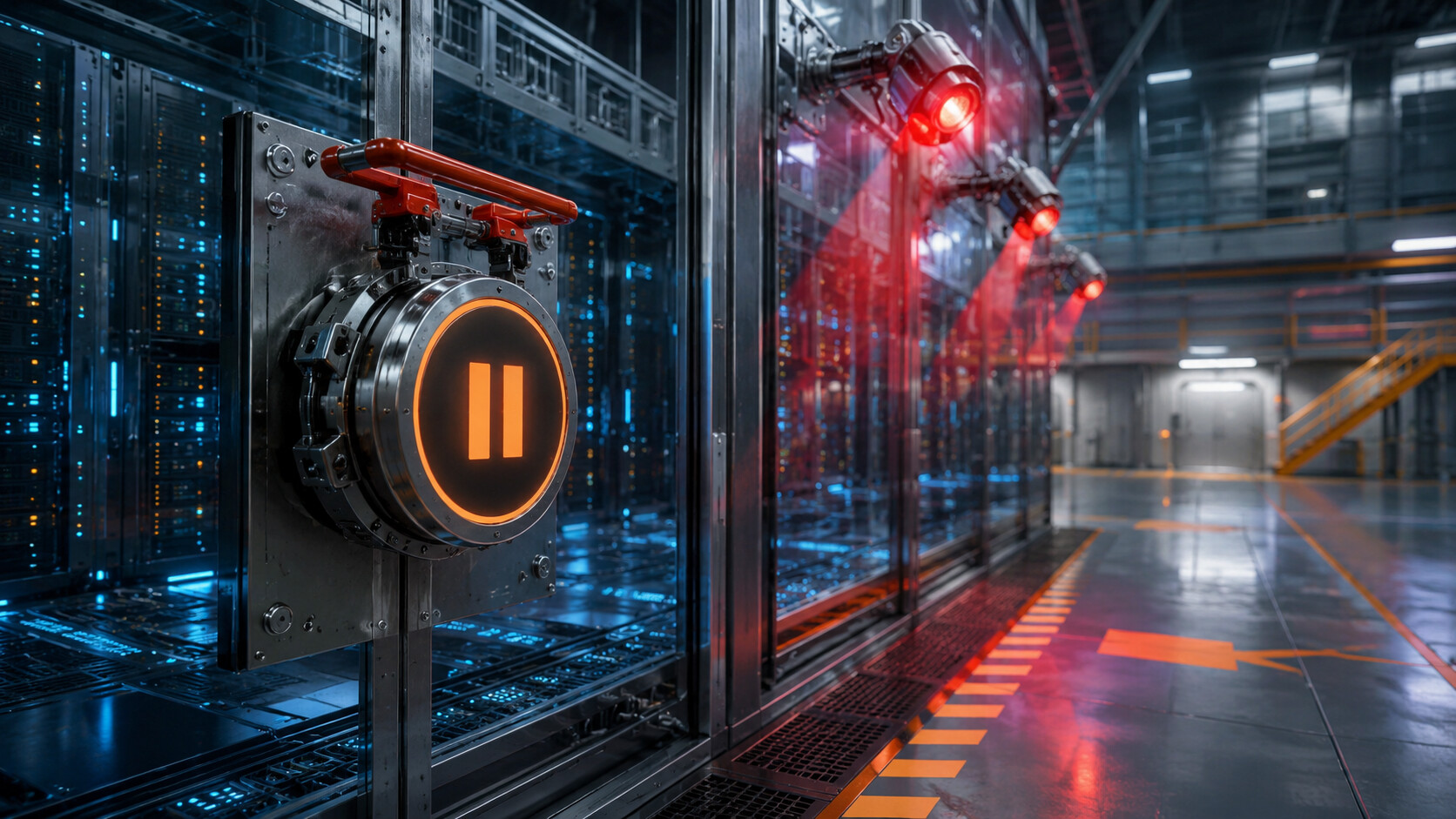 Centro di calcolo con training AI in pausa per controlli di cybersicurezza