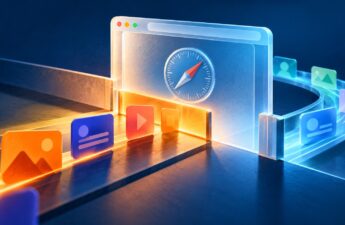 Illustrazione concettuale di una finestra browser che blocca il passaggio di riquadri pubblicitari